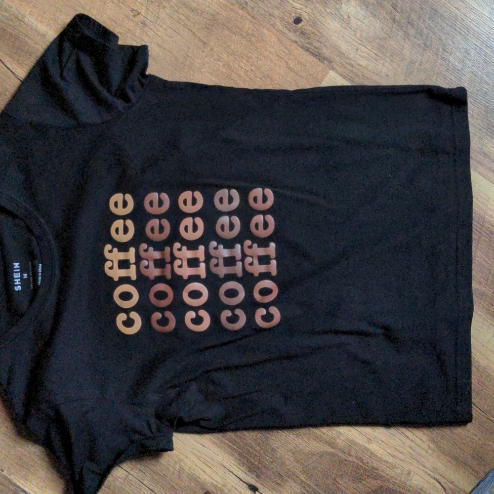 Shein Coffee Shirt